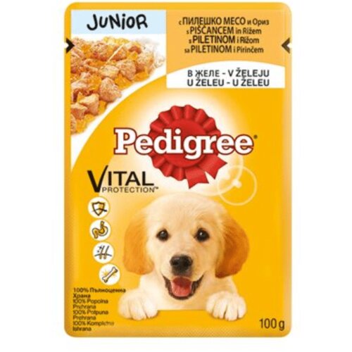 Pedigree Kesica Junior, Piletina - 2,4 kg Cene