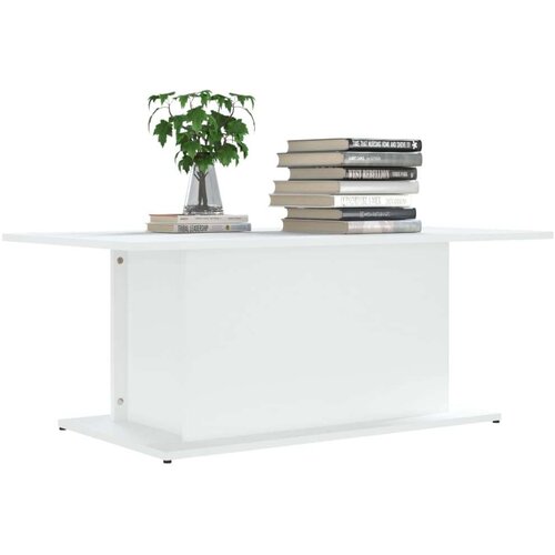 VidaXL stolić za kavu bijeli 102 x 55,5 x 40 cm od iverice Slike