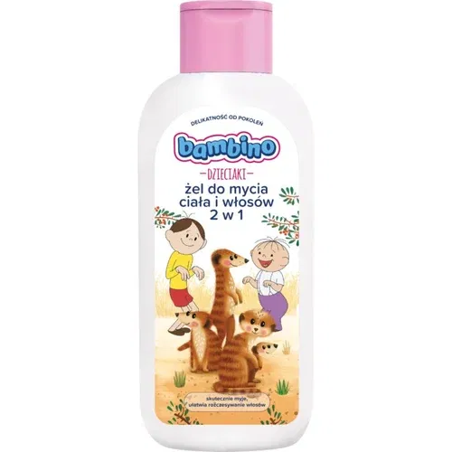 Bambino Kids Bolek and Lolek gel za prhanje in šampon 2v1 Meerkat 400 ml