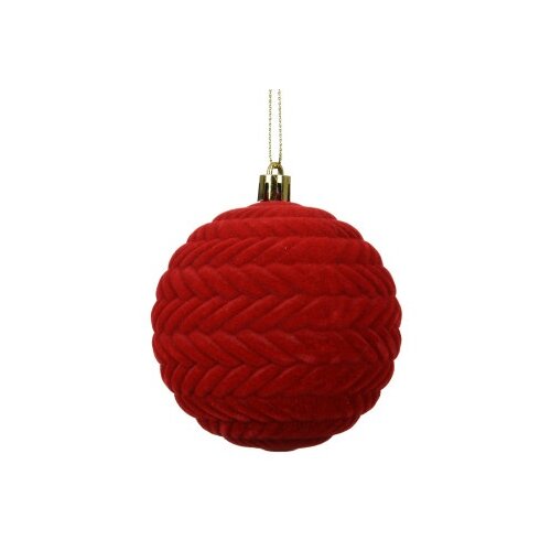 DEKOR DOM dekoracija - hanging bauble 8cm 453022 - red - kmg ( 045670 ) Slike
