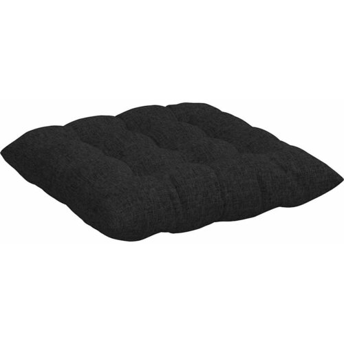  Jastučići za sjedenje 4 pcs Crna 40 x 40 x 6 cm tkanina Slike