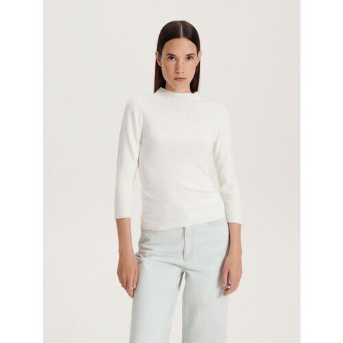 Reserved bluza iz viskoze - ebenovina Cene