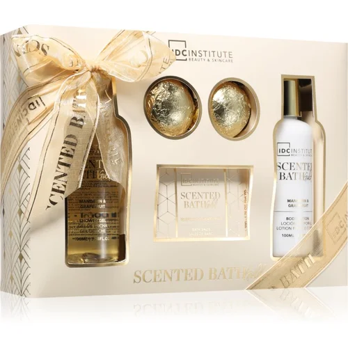 IDC INSTITUTE Scented Bath Gold darilni set za ženske