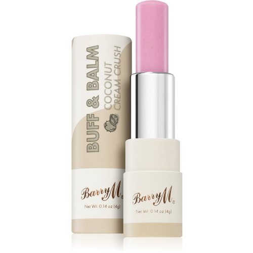 Barry M Buff &amp;amp; Balm balzam za zaglađivanje usana za volumen nijansa Coconut Cream Crush 4 ml Slike