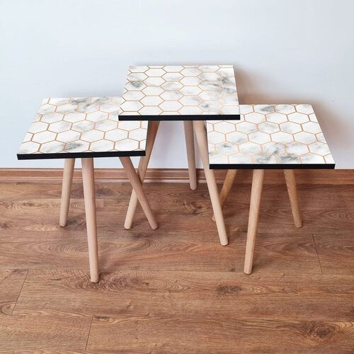 Hanah home set stolića za kafu 3Shp397, 3 dijela, &scaron;areni Cijene