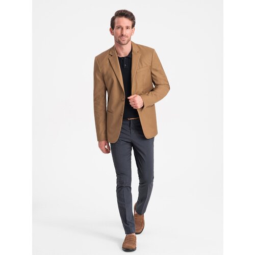Ombre Classic men&amp;#039;s jacket with pillowcase pocket - caramel Slike