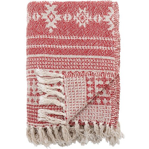 Bloomingville Rdeča odeja 130x160 cm Oia &amp;ndash; Slike