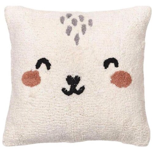 Today Blazine Coussin FUNNY Imprim&amp;eacute; animalier blanc Bela Slike