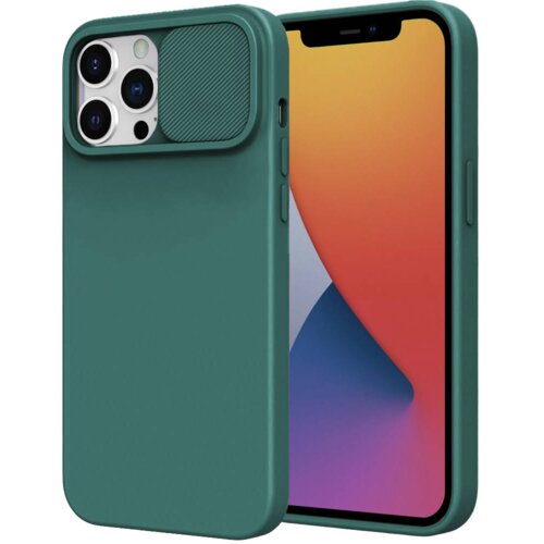 Onasi Lens Cover silikonski ovitek za&amp;scaron;čita za Xiaomi Redmi 12C - zelen Slike
