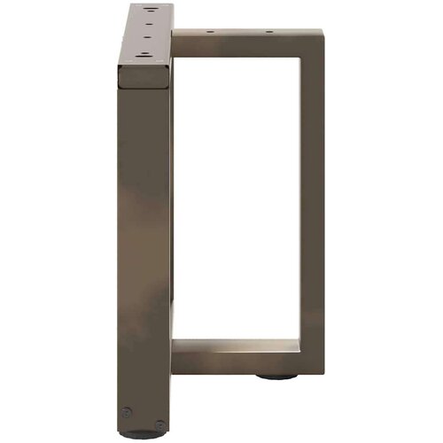  Noge za klub stolić T-oblika 2 kom Crne 50x25x(42-43) cm Čelik - Prirodna 50 x 25 x (42-43) cm 2 1 Slike