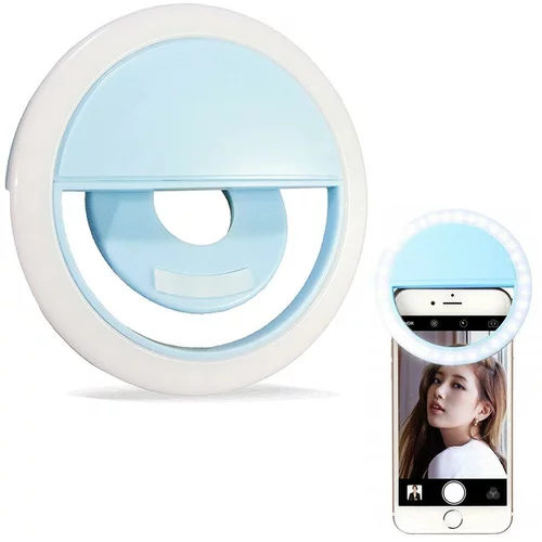 Univerzalna akumulatorska LED obročna selfie lučka za telefon