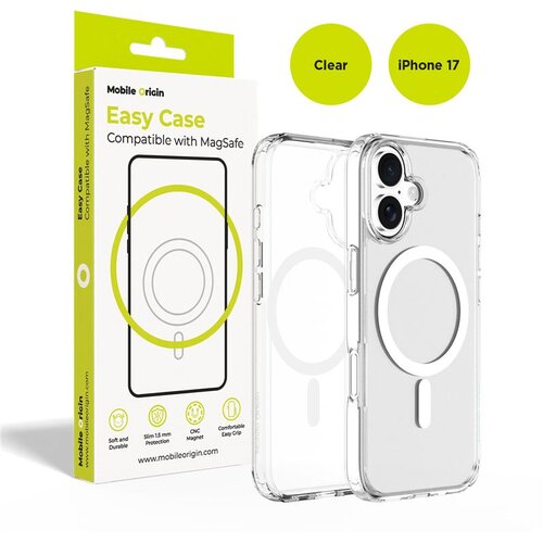 forcell CAPA HÍBRIDA MOBILE ORIGIN PARA IPHONE 17 MAGSAFE TRANSPARENTE, (5000261211) Cene