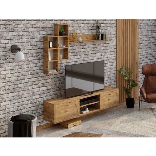 Hanah home eclipse - atlantic pine atlantic pine tv unit Slike