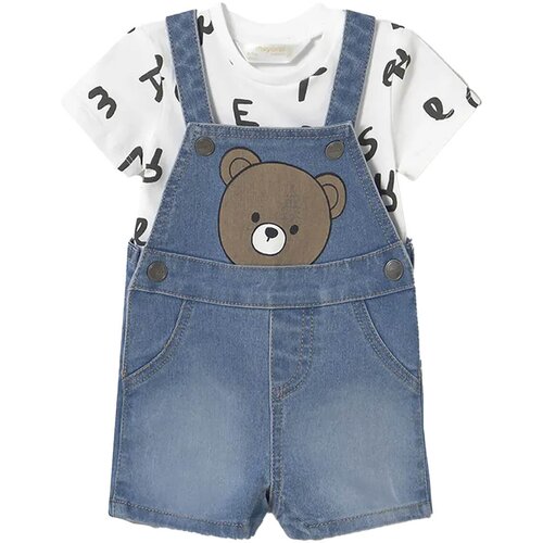 Mayoral komplet 2v1 (majica, kratke hlače) denim bear Cene