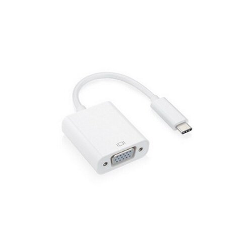 Fast Asia Adapter konvertor USB 3.1 tip C (M) - VGA (F) Adapter konvertor, Beli Slike