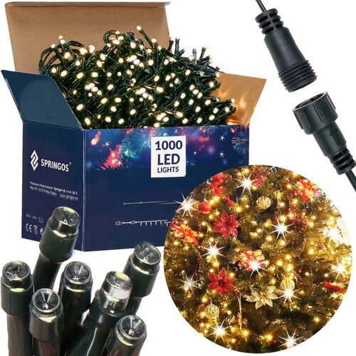  Božićne lampice Flash s 1000 LED dioda Slike