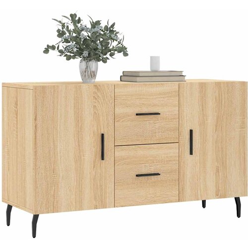  Komoda boja hrasta sonome 100x36x60 cm od konstruiranog drva Slike