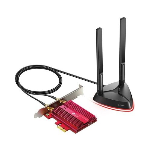 Tp-link AX3000 WiFi 6 Bluetooth 5.0 PCIe adapter. Up to 2400Mbps, 802.11AX Dual Band Wireless Adapter with MU-MIMO, OFDMA, Ultra-Low Latency, Supports Windows 10 (64bit) Cene