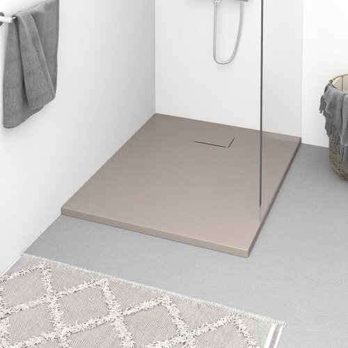 vidaXL Kada za tuš SMC smeđa 100 x 80 cm Cijene