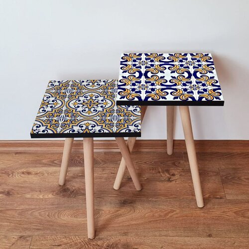 Hanah home set klub stočića 2Shp407, 2 komada, Šareni Cene