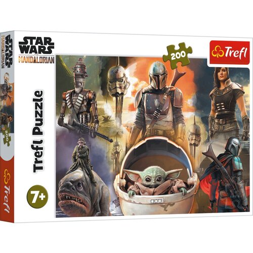 Trefl Puzzle 200 delov - Star Wars The Mandalorian Collage - 1 k. Cene