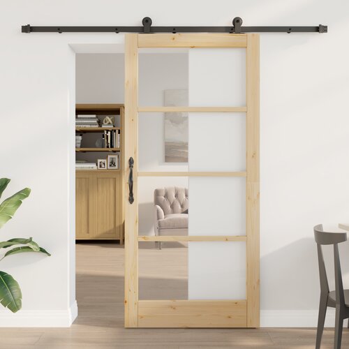 vidaXL drsna vrata s kompletom opreme 'ORKDAL'93x202 cm Cene