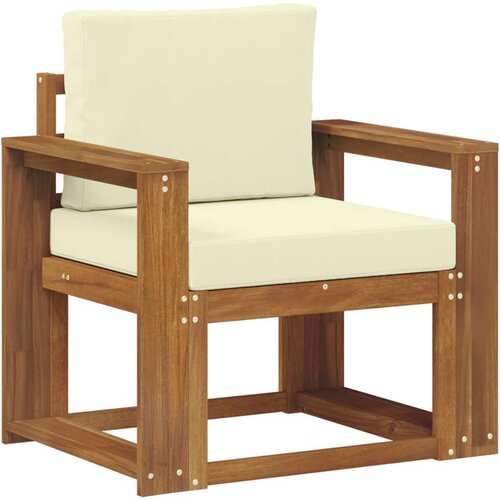 Set vanjskih sofa Čvrsto drvo akacije i poliester Slike
