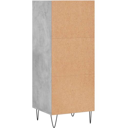  Komoda siva boja betona 34,5x32,5x90 cm od konstruiranog drva Slike