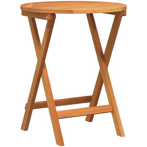 vidaXL Sklopivi vrtni stol Kružni Ø60x72 cm Čvrsto drvo bagrem Cijene