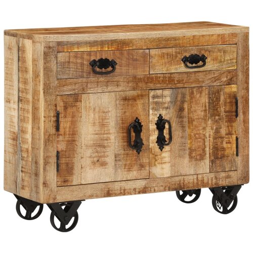  The Living Store Komoda 80x30x65 cm trden robusten mangov les - Komoda, (21498587) Slike