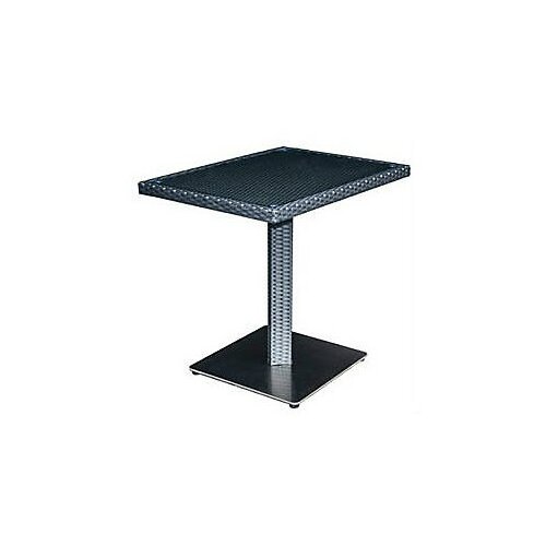 H Line baštenski sto sa staklom crni Cene