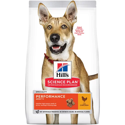 Hill’s Science Plan Adult 1+ Performance s piščancem - Varčno pakiranje: 2 x 14 kg