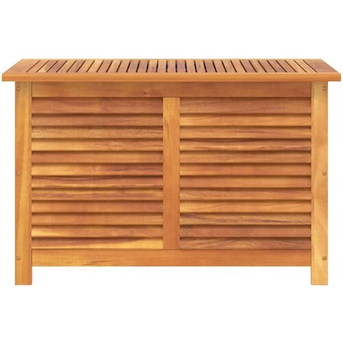 VidaXL Vrtna kutija za pohranu s re&amp;scaron;etkama 90x50x56 cm od drva bagrema Slike