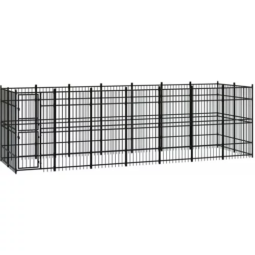  vanjski kavez za pse čelični 12 9 m²