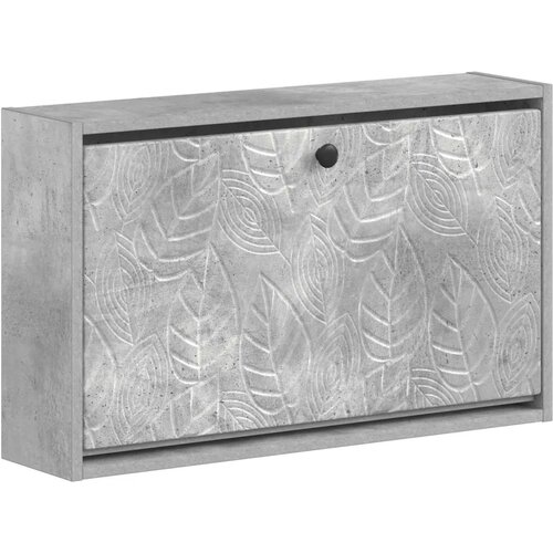  Ormar za cipele na zidu DELFT 71 x 17 x 43 cm Konstruirano drvo - Betonska siva Slike
