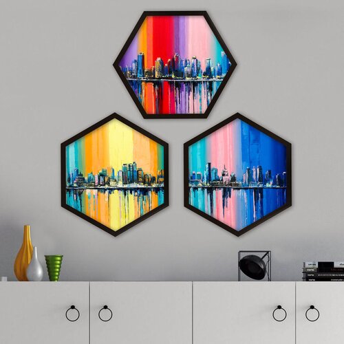 Wallity uramljena slika 6GEN516211399, 35x35 cm, 3 dela Cene