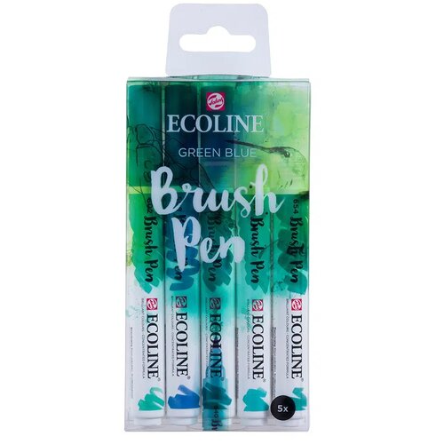 Royal Talens talens ecoline, marker, set, green blue, 5K Cene
