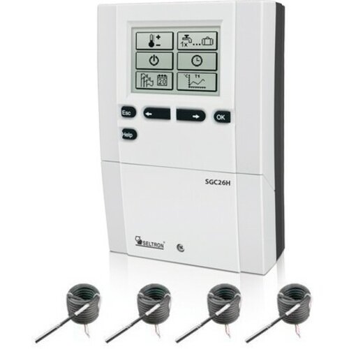 Seltron diferenčni regulator promatic SGC26H, s 4 tipali tf/pt Slike