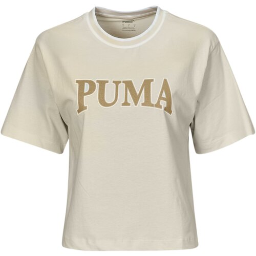 Puma Majice s kratkimi rokavi SQUAD GRAPHIC TEE Bež Cene