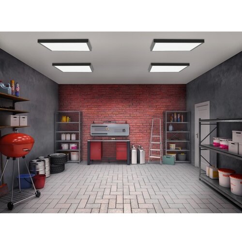  Brilagi - LED plafonsko svetlo za kupatilo FRAME LED/50W/230V 60x60 cm IP44 crna Slike