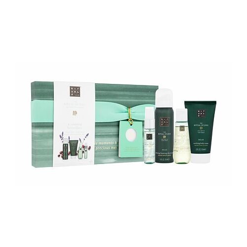 Rituals the Ritual Of Jing 4 Calming Bestsellers darovni set krema za tijelo The Ritual Of Jing 70 ml + pjena za tu&amp;scaron;iranje The Ritual Of Jing 50 ml + ulje za tijelo i kosu The Ritual Of Jing 50 ml + mirisni sprej za tekstil The Ritual Of Jing 20 ml za žene Slike