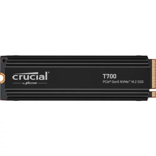 Crucial T700 4TB PCIe Gen5 NVMe M.2 SSD disk s hladilnikom - CT4000T700SSD5