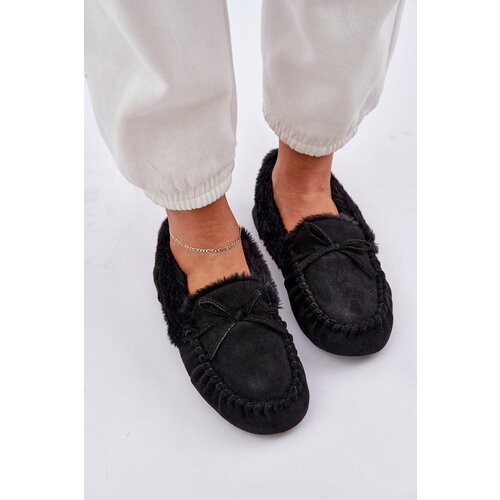 PH2 Women Slippers With Fur Black Kleogoria Cijene