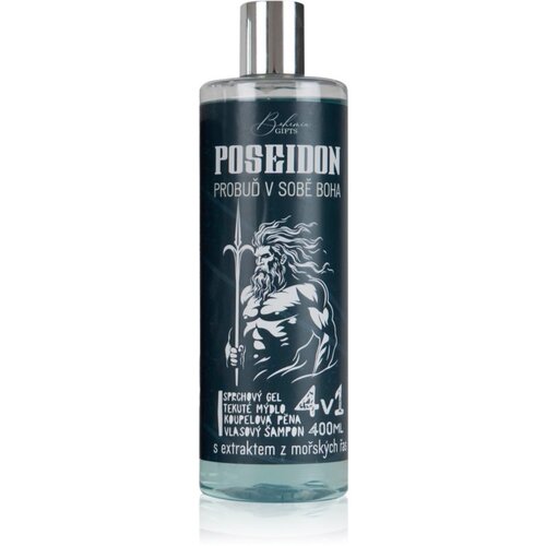 Bohemia Gifts & Cosmetics Poseidon gel za umivanje 4 v 1 za moške 400 ml Cene
