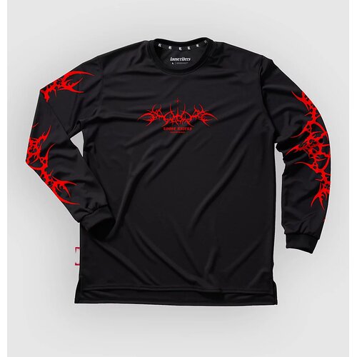 Loose Riders Tribe Long Sleeve Jersey black Slike