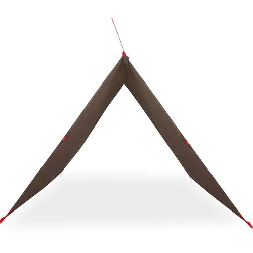 VidaXL Cerada za kampiranje smeđa 406x306 cm vodootporna Slike