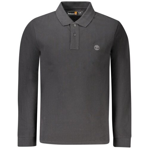 Timberland Mu&amp;scaron;ka crna polo majica dugih rukava Slike