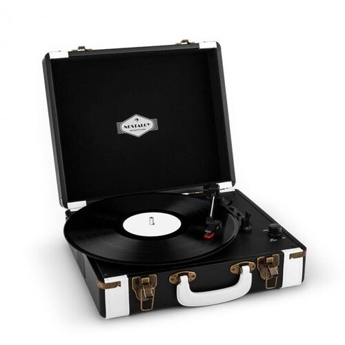 Auna Jerry Lee, retro gramofon, LP, USB, crno-bijeli Cijene