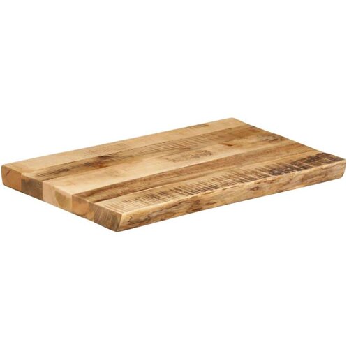 Stolna Mizna plo&amp;scaron;ča z naravnim robom 50x40x3,8 cm trden robusten mango Slike