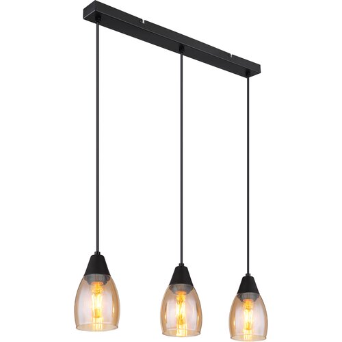  Viseća lampa crna mat, 3x E27 Cene